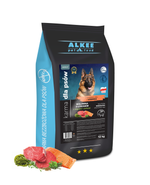 Załaduj obraz do przeglądarki Galerii, Wołowina z łososiem algami i ziołami dla psów dorosłych wszystkich ras 12 kg