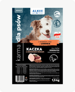 Załaduj obraz do przeglądarki Galerii, Kaczka z siemieniem lnianym dla dorosłych psów wszystkich ras  1,5 kg
